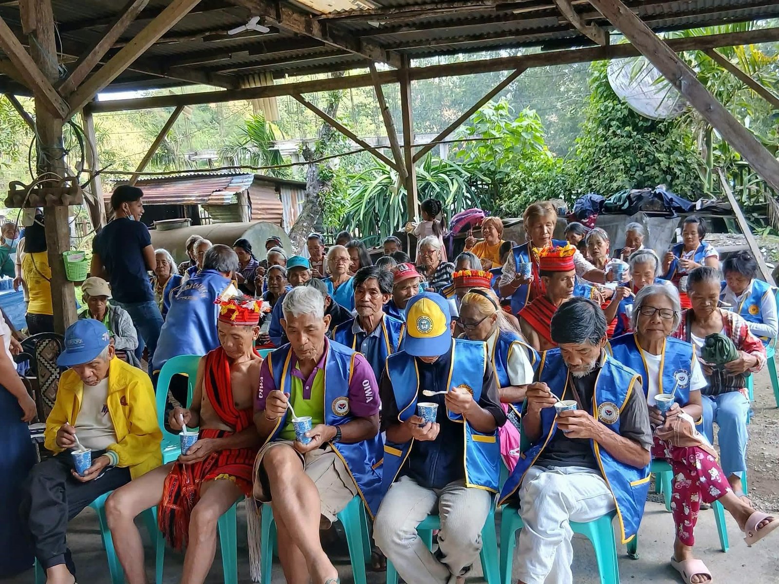 Feeding for our beloved Senior Citizens of Brgy. O-ong Hingyon, Ifugao.